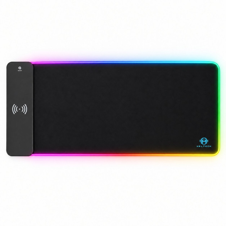Mousepad XL RGB con módulo de carga inalámbrica